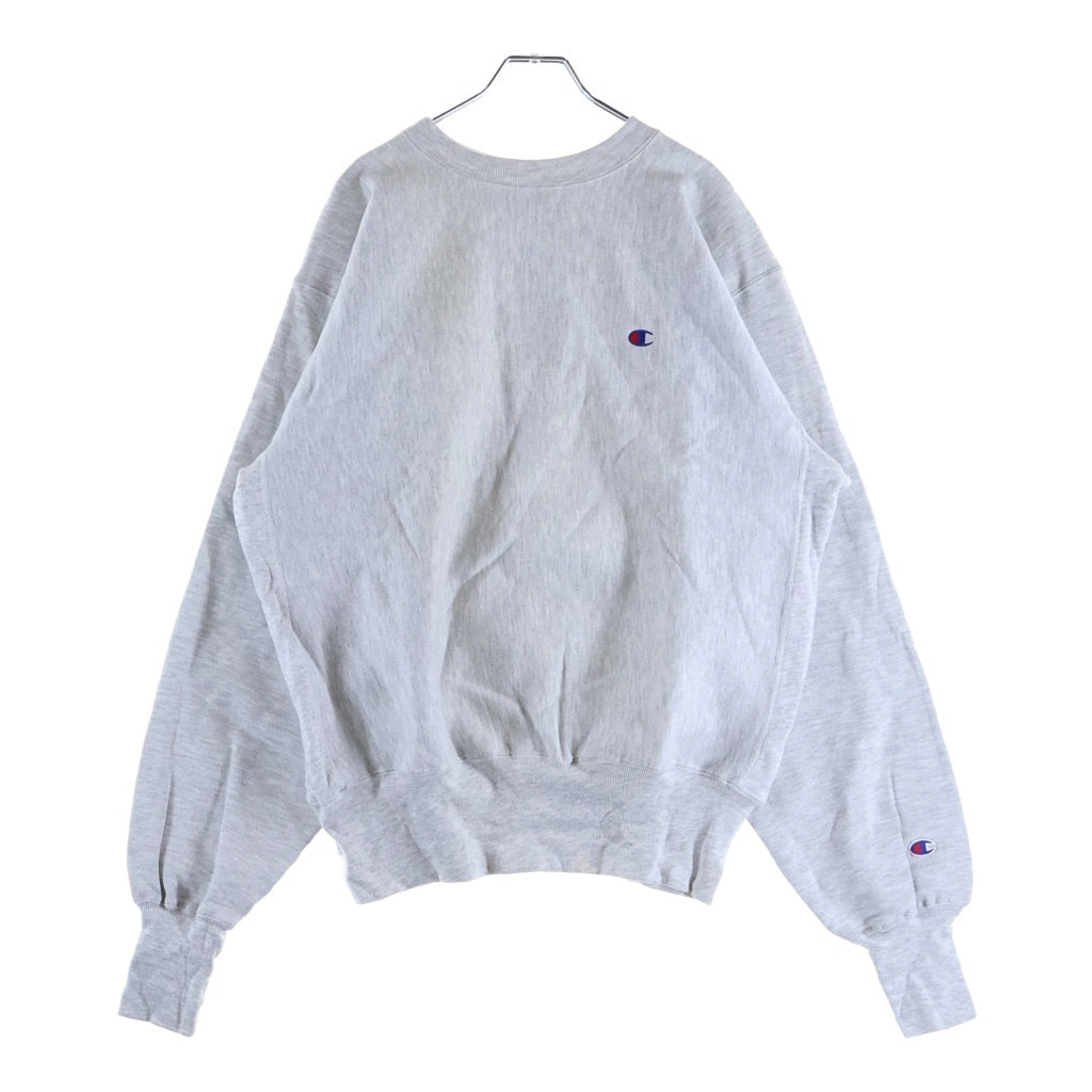 CHAMPION(チャンピオン) 90'S デッドストック リバースウィーブ スウェットシャツ トレーナー 目有り トリコ刺繍タグ メキシコ製 グレー C5-7023