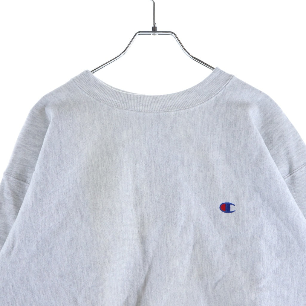 CHAMPION(チャンピオン) 90'S デッドストック リバースウィーブ スウェットシャツ トレーナー 目有り トリコ刺繍タグ メキシコ製 グレー C5-7023