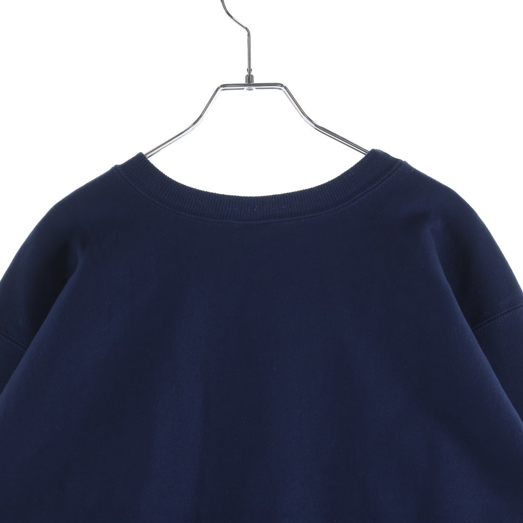 CHAMPION(チャンピオン) 90'S デッドストック リバースウィーブ スウェットシャツ トレーナー 目有り トリコ刺繍タグ メキシコ製 ネイビー C5-7023