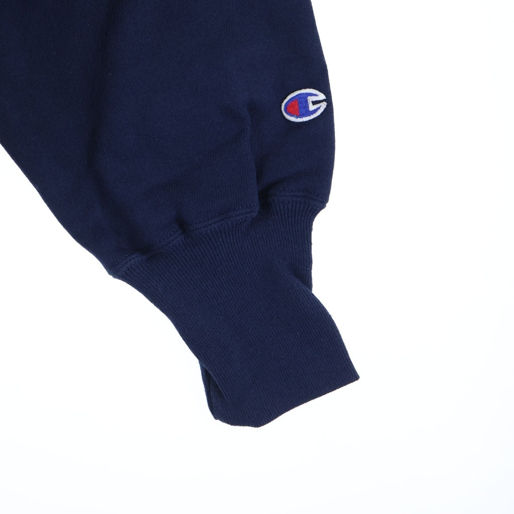 CHAMPION(チャンピオン) 90'S デッドストック リバースウィーブ スウェットシャツ トレーナー 目有り トリコ刺繍タグ メキシコ製 ネイビー C5-7023