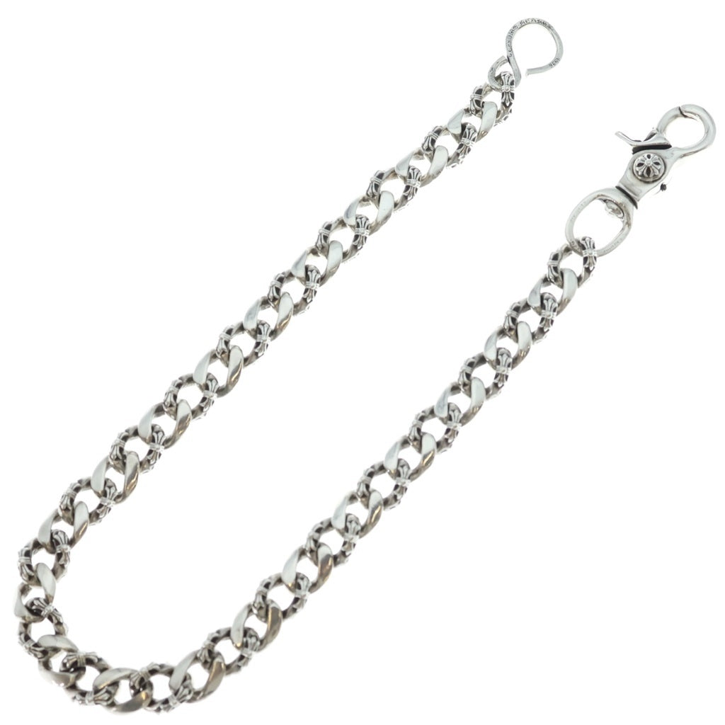 CHROME HEARTS(クロムハーツ) OLD FANCY EX LONG-S/1クリップエクストラロングファンシー ウォレットチェーン シルバー