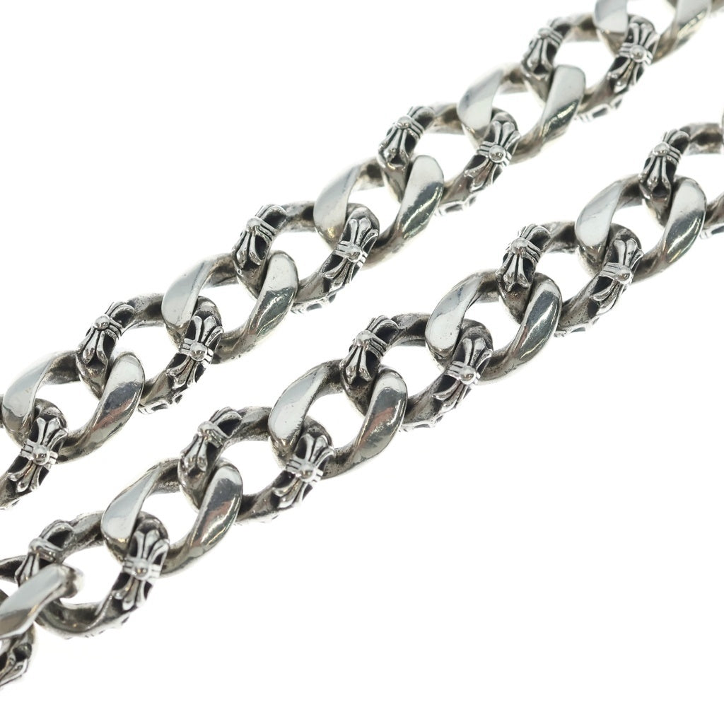 CHROME HEARTS(クロムハーツ) OLD FANCY EX LONG-S/1クリップエクストラロングファンシー ウォレットチェーン シルバー