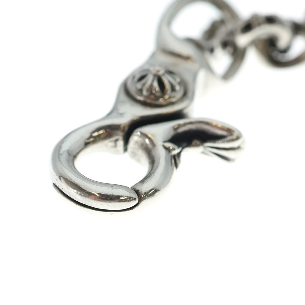 CHROME HEARTS(クロムハーツ) OLD FANCY EX LONG-S/1クリップエクストラロングファンシー ウォレットチェーン シルバー