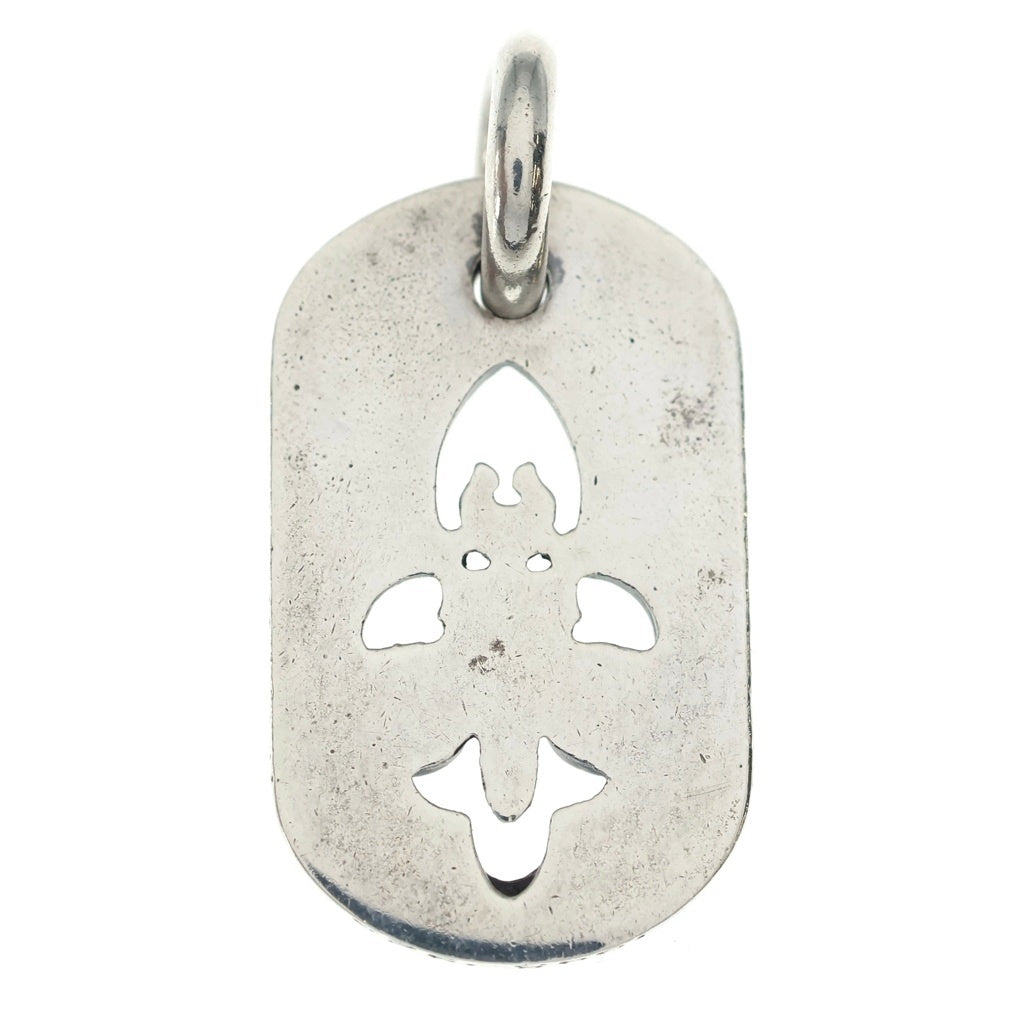 CHROME HEARTS(クロムハーツ) D TAG SML FLE DAG フレアダガードッグタグ スモールドッグタグ ネックレストップ シルバー