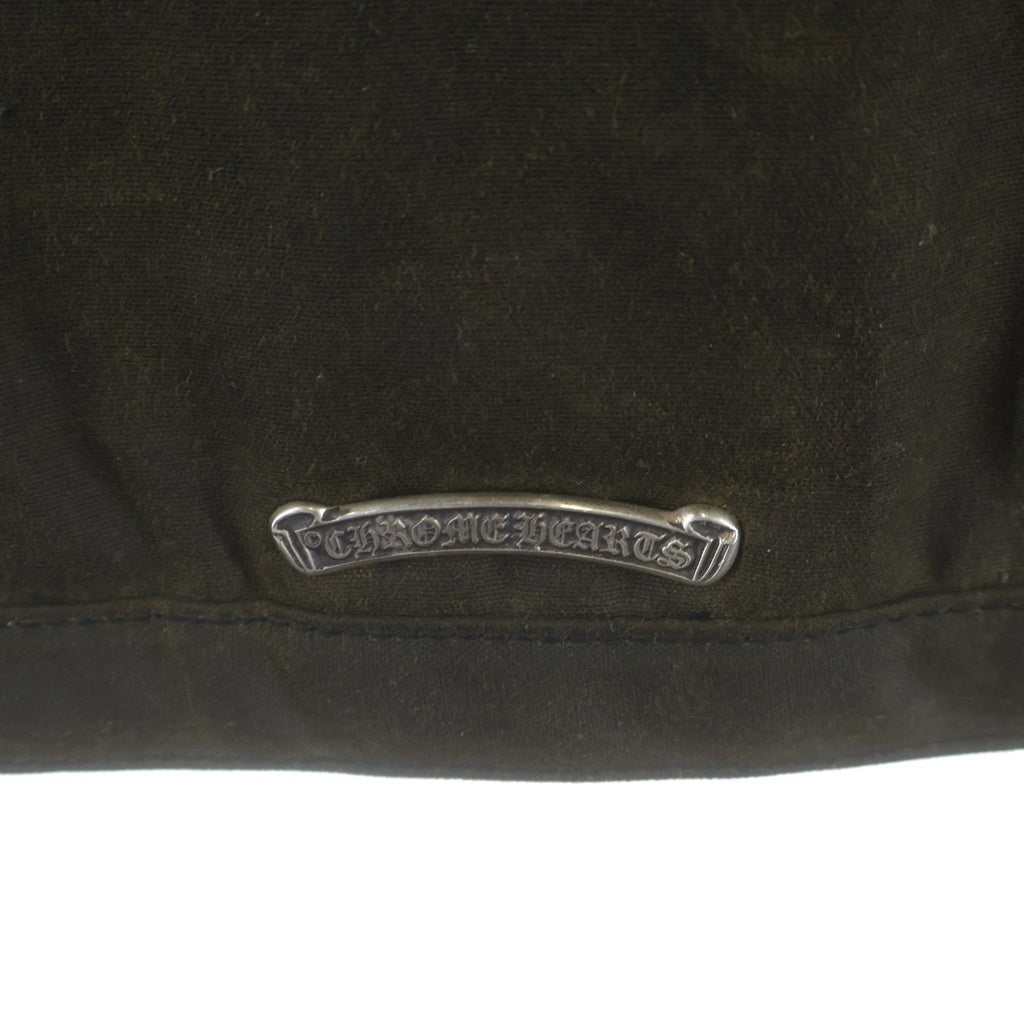 CHROME HEARTS(クロムハーツ) WHIPLASH クロスボールボタン オイル加工ジャケット カーキ