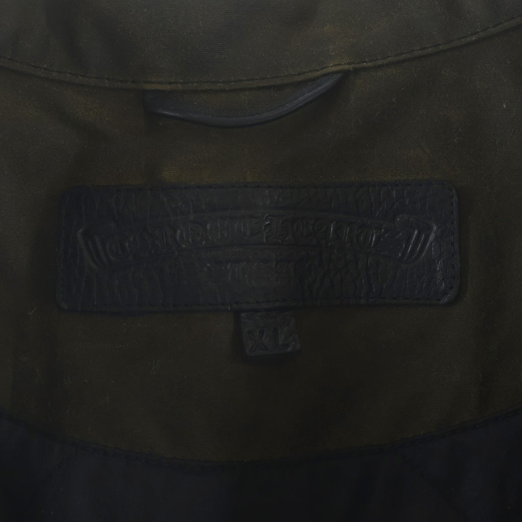CHROME HEARTS(クロムハーツ) WHIPLASH クロスボールボタン オイル加工ジャケット カーキ