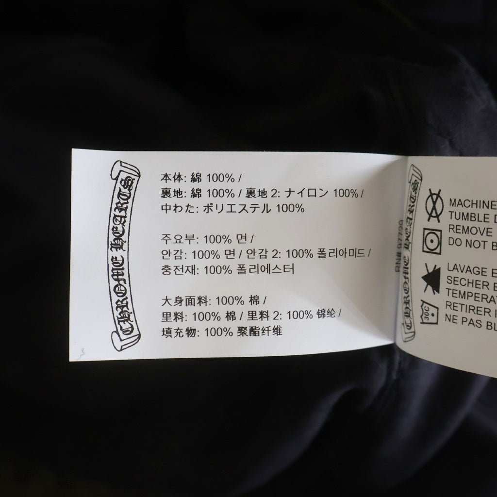 CHROME HEARTS(クロムハーツ) WHIPLASH クロスボールボタン オイル加工ジャケット カーキ