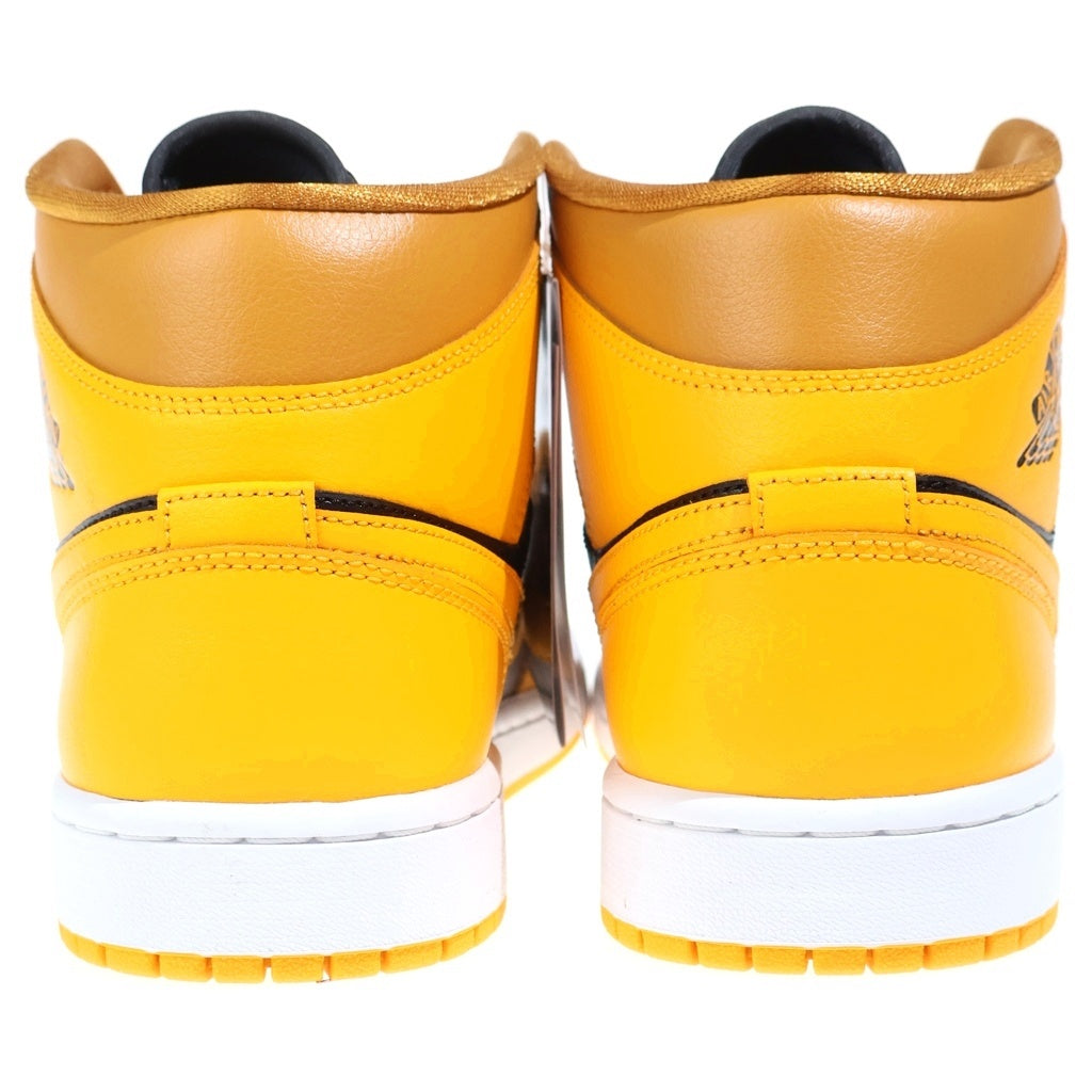 NIKE(ナイキ) WMNS AIR JORDAN 1 MID University Gold BQ6472-700 エアジョーダン1 ユニバーシティゴールド ミッドカットスニーカー US10.5/27.5cm