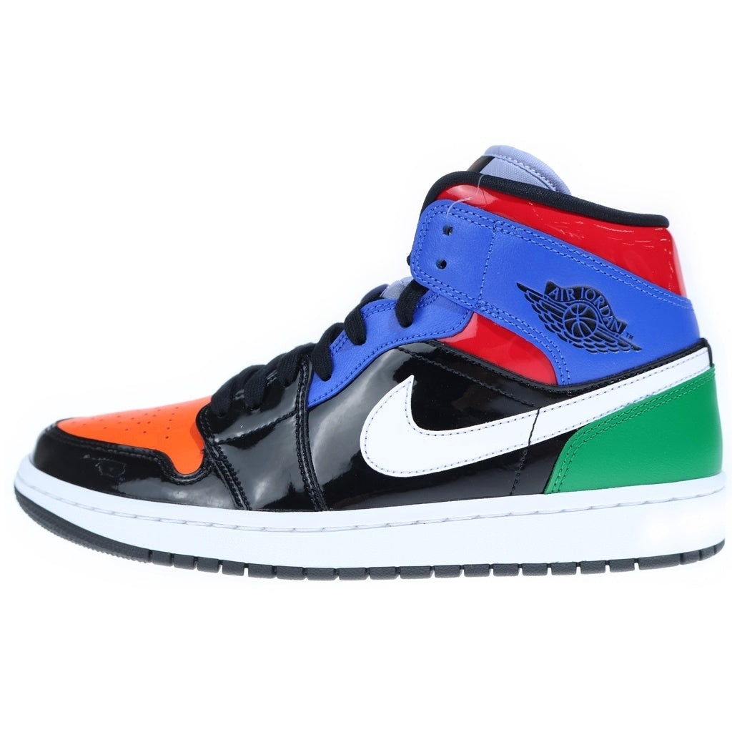 NIKE(ナイキ) WMNS AIR JORDAN 1 MID Multi Patent CV5276-001 ウィメンズ エアジョーダン1 ミッド マルチパテント マルチ US10/27cm