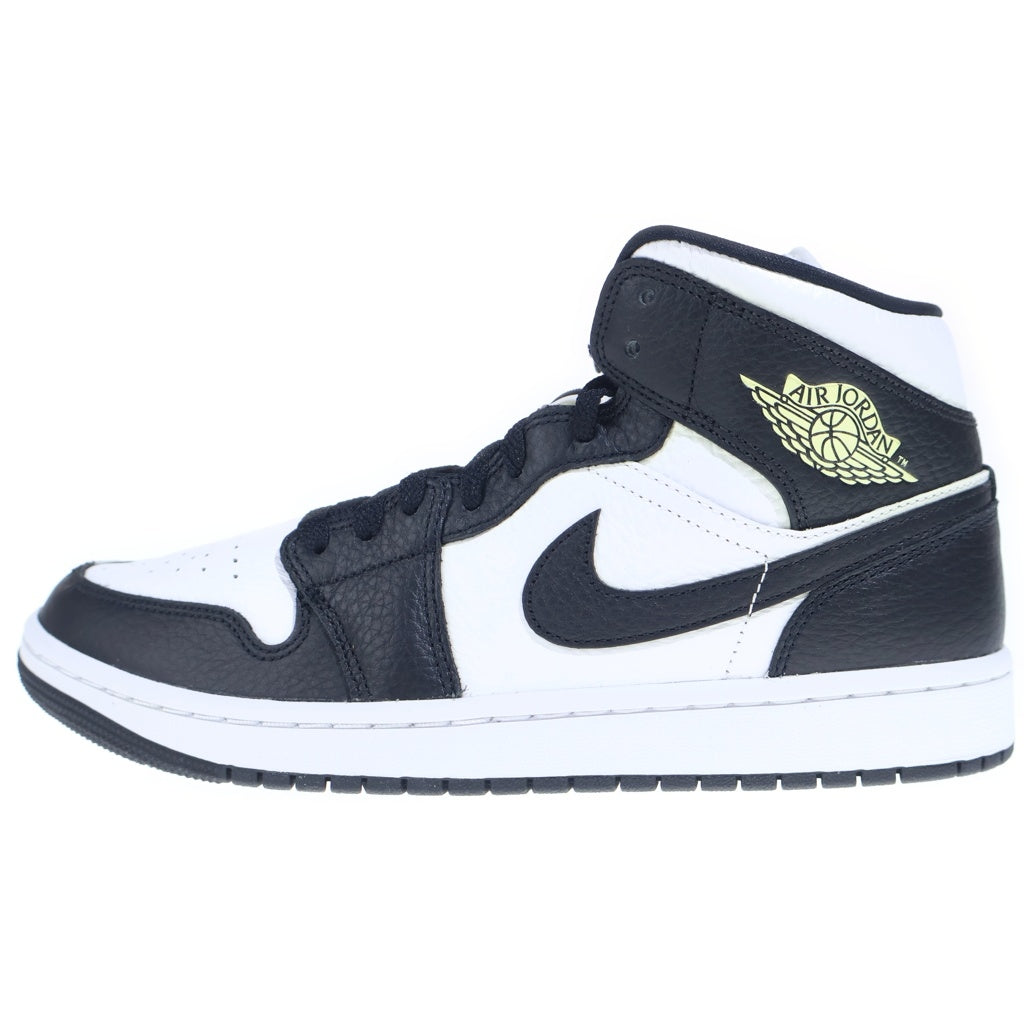 NIKE(ナイキ) WMNS AIR JORDAN 1 MID Homage DR0501-101 エアジョーダン 1 ミッド オマージュ ミドルカットスニーカーシューズ ホワイト/ブラック US10.5/27.5cm