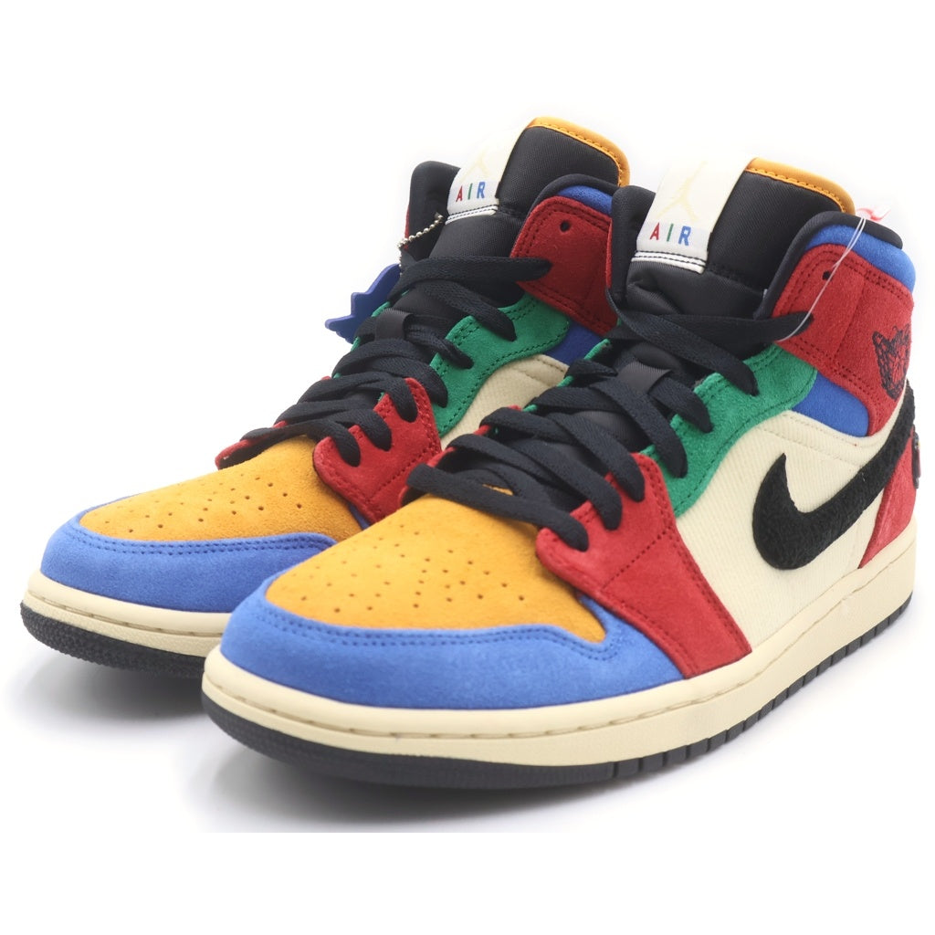 NIKE(ナイキ) ×Blue The Great Air Jordan 1 Mid CU2805-100 ブルー ザ グリート エアジョーダン1 ミッド ミドルカットスニーカー シューズ マルチ US9/27cm