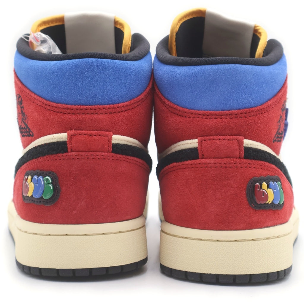 NIKE(ナイキ) ×Blue The Great Air Jordan 1 Mid CU2805-100 ブルー ザ グリート エアジョーダン1 ミッド ミドルカットスニーカー シューズ マルチ US9/27cm
