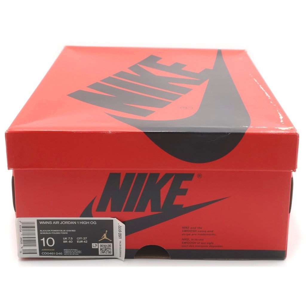 NIKE(ナイキ) WMNS AIR JORDAN 1 HIGH OG UNC TO CHICAGO CD0461-046 ウィメンズ エアジョーダン1 OG UNCトゥシカゴ ハイカットスニーカー マルチ US10/27cm