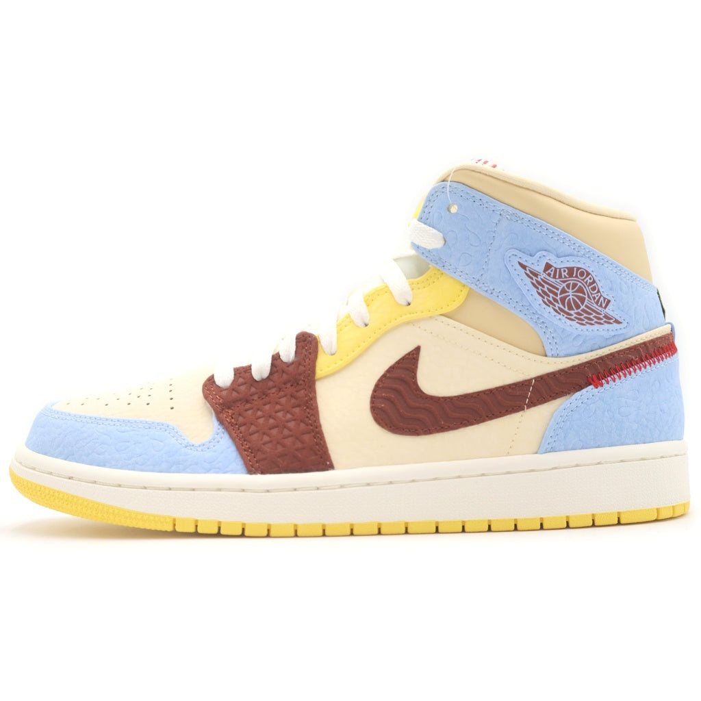 NIKE(ナイキ) ×MAISON CHATEAU ROUGE AIR JORDAN 1 MID SE CU2803-200 メゾン シャトー ルージュ エアジョーダン1 ミッドカットスニーカー マルチ US9/27cm