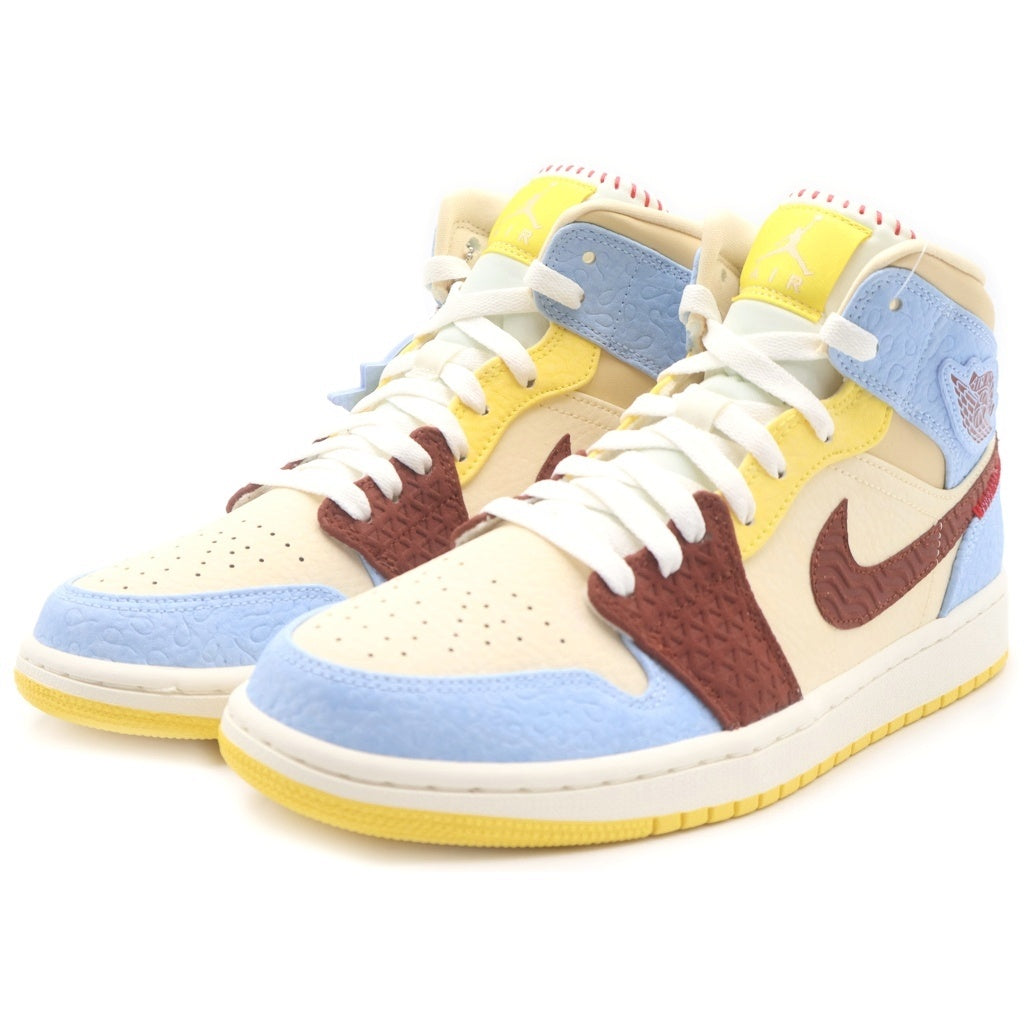 NIKE(ナイキ) ×MAISON CHATEAU ROUGE AIR JORDAN 1 MID SE CU2803-200 メゾン シャトー ルージュ エアジョーダン1 ミッドカットスニーカー マルチ US9/27cm