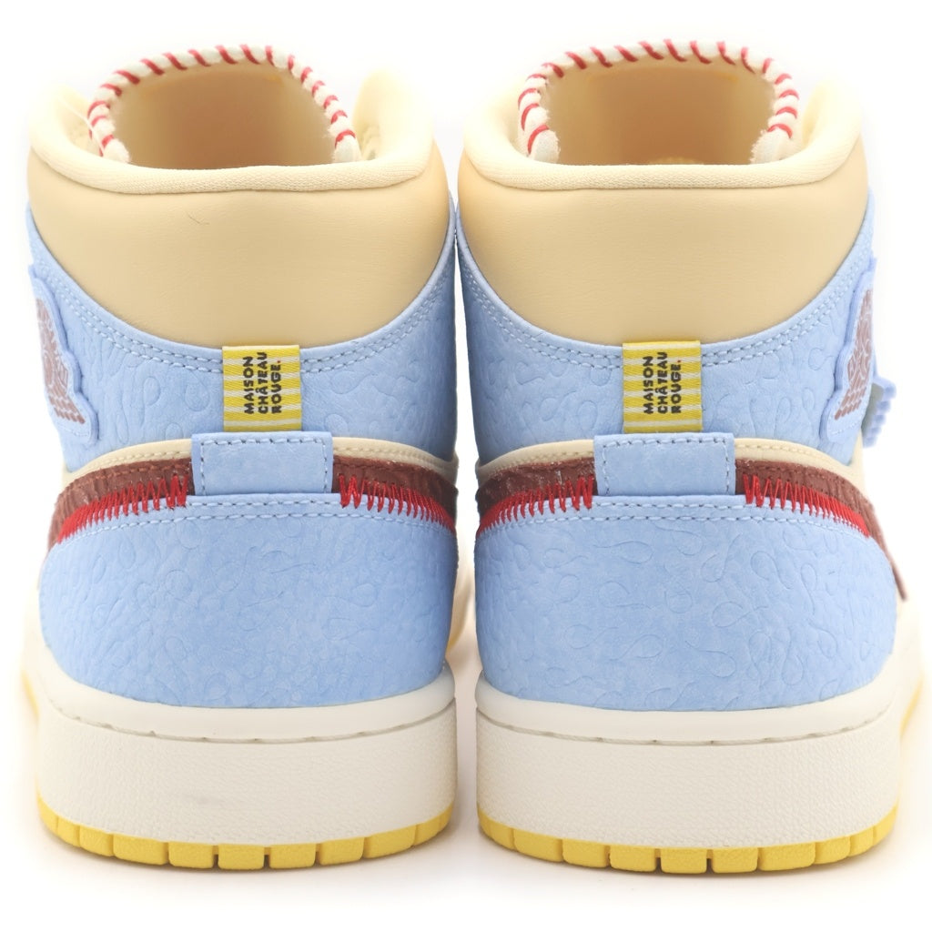 NIKE(ナイキ) ×MAISON CHATEAU ROUGE AIR JORDAN 1 MID SE CU2803-200 メゾン シャトー ルージュ エアジョーダン1 ミッドカットスニーカー マルチ US9/27cm