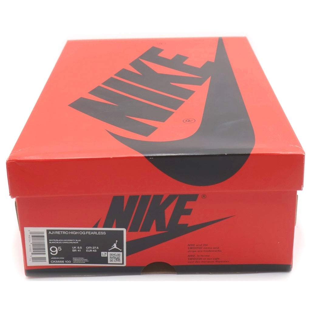 NIKE(ナイキ) AIR JORDAN1 HIGH OG FEARLESS CK5666-100 エアジョーダン1 ハイ フィアレス ハイカットスニーカー レッド/ブルー US9.5/27.5cm