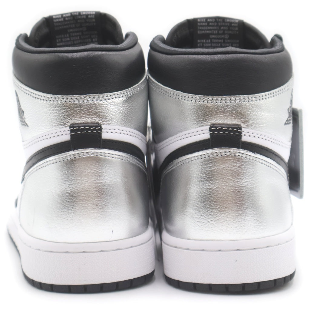 NIKE(ナイキ) WMNS AIR JORDAN 1 HIGH OG Silver Toe CD0461-001 ウィメンズ エアジョーダン 1 ハイ シルバートゥ ハイカットスニーカーシューズ シルバー/ブラック US10/27cm