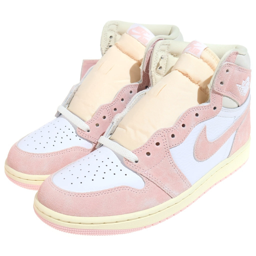 NIKE(ナイキ) WMNS AIR JORDAN 1 HIGH OG Washed Pink FD2596-600 ウィメンズ エアジョーダン 1 ハイ ウォッシュドピンク ハイカットスニーカーシューズ ピンク US10/27cm