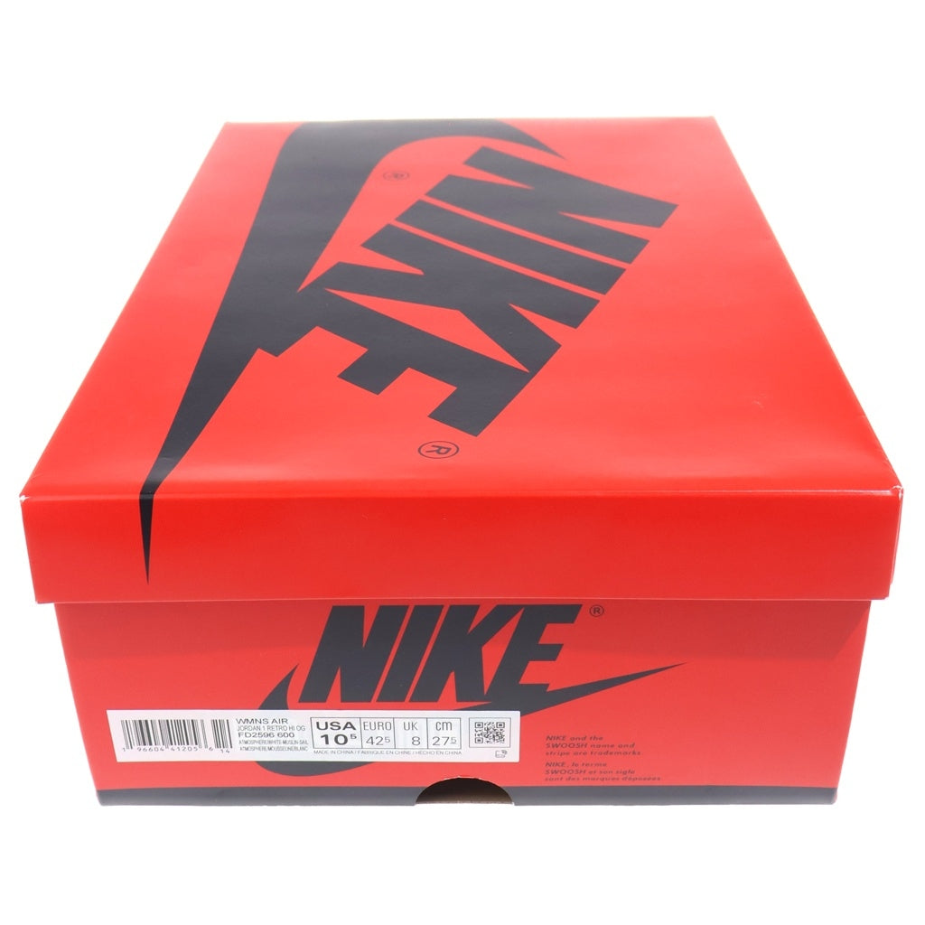 NIKE(ナイキ) WMNS AIR JORDAN 1 HIGH OG Washed Pink FD2596-600 ウィメンズ エアジョーダン 1 ハイ ウォッシュドピンク ハイカットスニーカーシューズ ピンク US10/27cm
