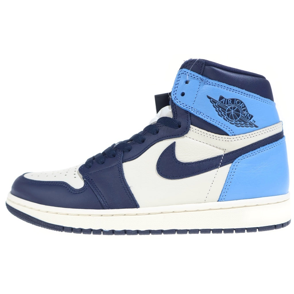 NIKE(ナイキ) AIR JORDAN 1 HIGH OG Obsidian 555088-140 エアジョーダン1 ハイ オブシディアン ハイカットスニーカーシューズ ネイビー/ブルー/ホワイト US9/27cm