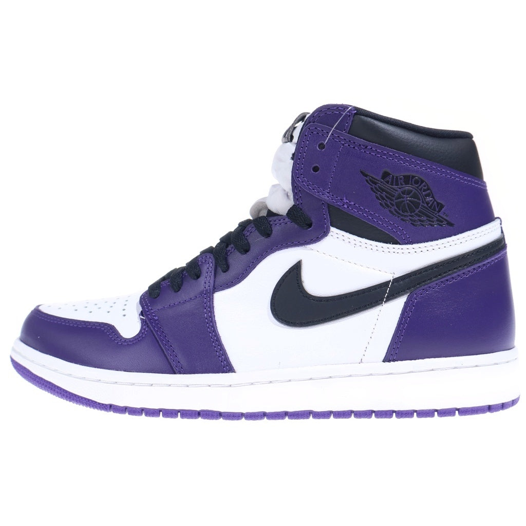 NIKE(ナイキ) AIR JORDAN 1 HIGH OG Court Purple 555088-500 エアジョーダン1 ハイ コートパープル ハイカットスニーカーシューズ パープル/ホワイト US9.5/27.5cm