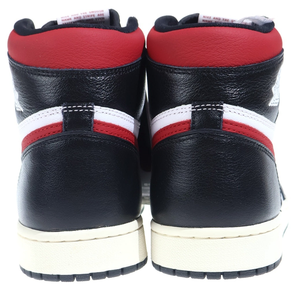 NIKE(ナイキ) AIR JORDAN 1 HIGH OG Gym Red 555088-061 エアジョーダン1 ハイ ジムレッド ハイカットスニーカーシューズ ブラック/レッド US9/27cm