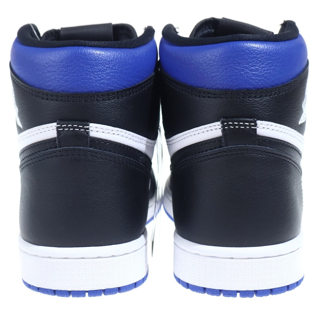 NIKE(ナイキ) AIR JORDAN 1 HIGH OG Royal Toe 555088-041 エアジョーダン1 ハイ ロイヤルトゥ ハイカットスニーカーシューズ ブラック/ブルー US9/27cm