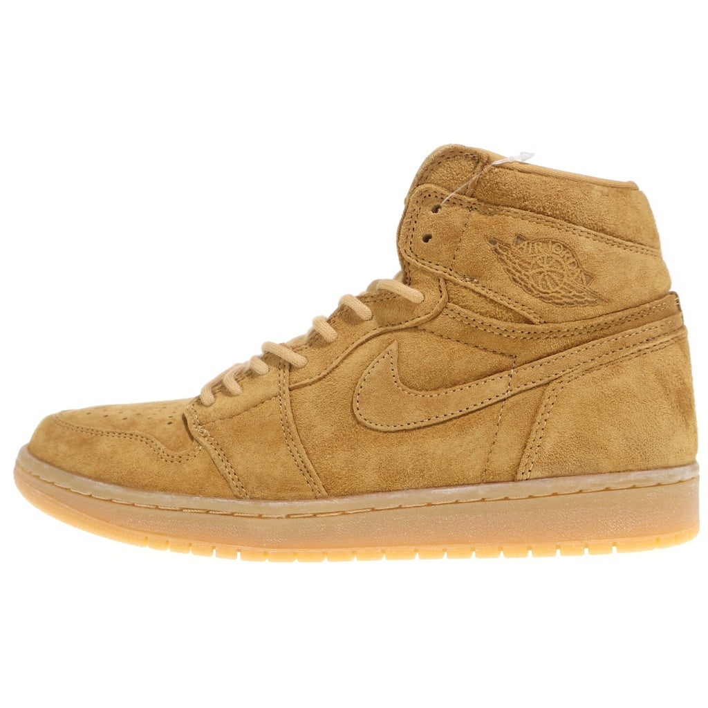 NIKE(ナイキ) AIR JORDAN 1 HIGH OG Wheat 555088-710 エアジョーダン1 ハイ ウィート ハイカットスニーカーシューズ ブラウン US10/28cm