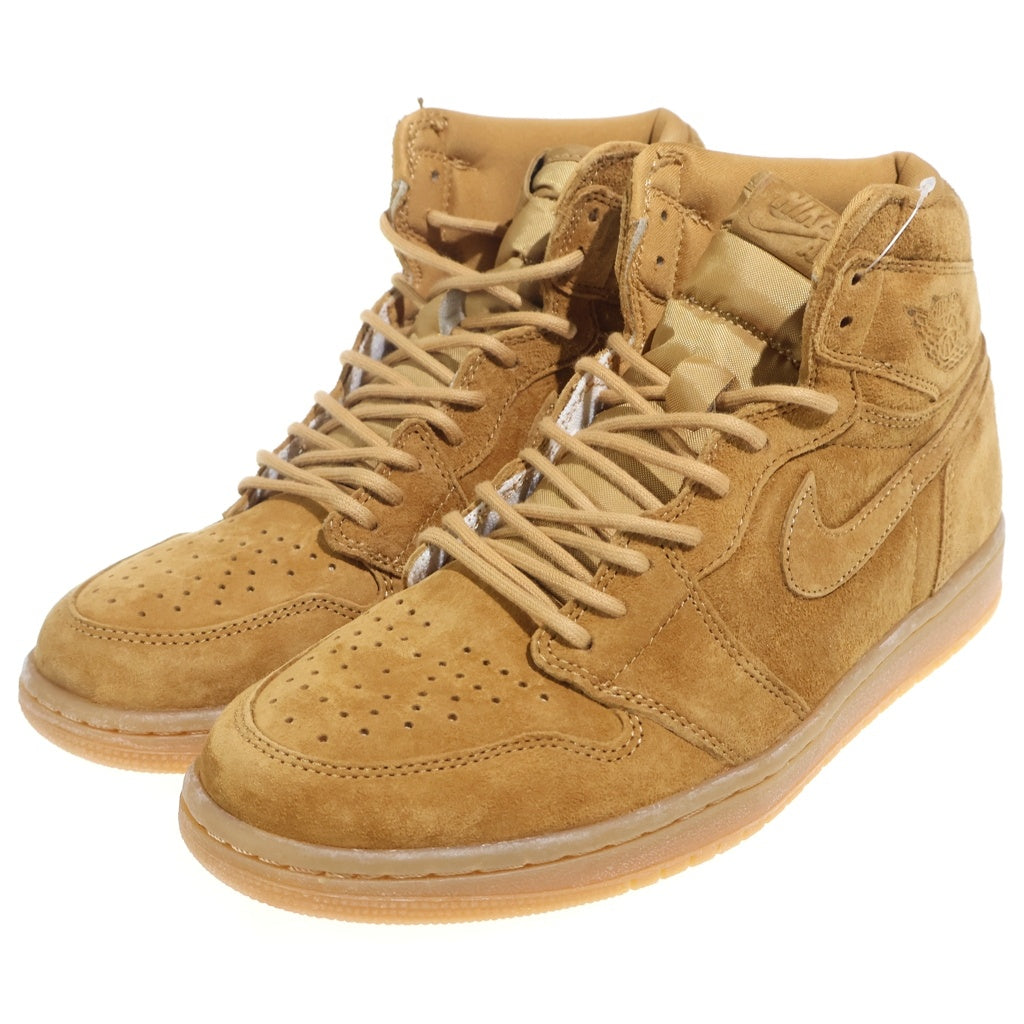 NIKE(ナイキ) AIR JORDAN 1 HIGH OG Wheat 555088-710 エアジョーダン1 ハイ ウィート ハイカットスニーカーシューズ ブラウン US10/28cm