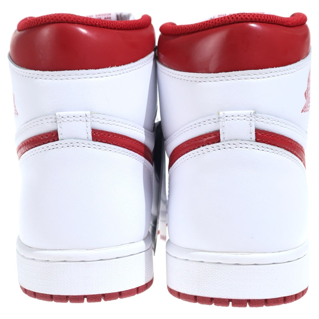 NIKE(ナイキ) AIR JORDAN 1 HIGH OG Metallic Red 555088-103 エアジョーダン1 ハイ メタリックレッド ハイカットスニーカーシューズ ホワイト/レッド US10/28cm