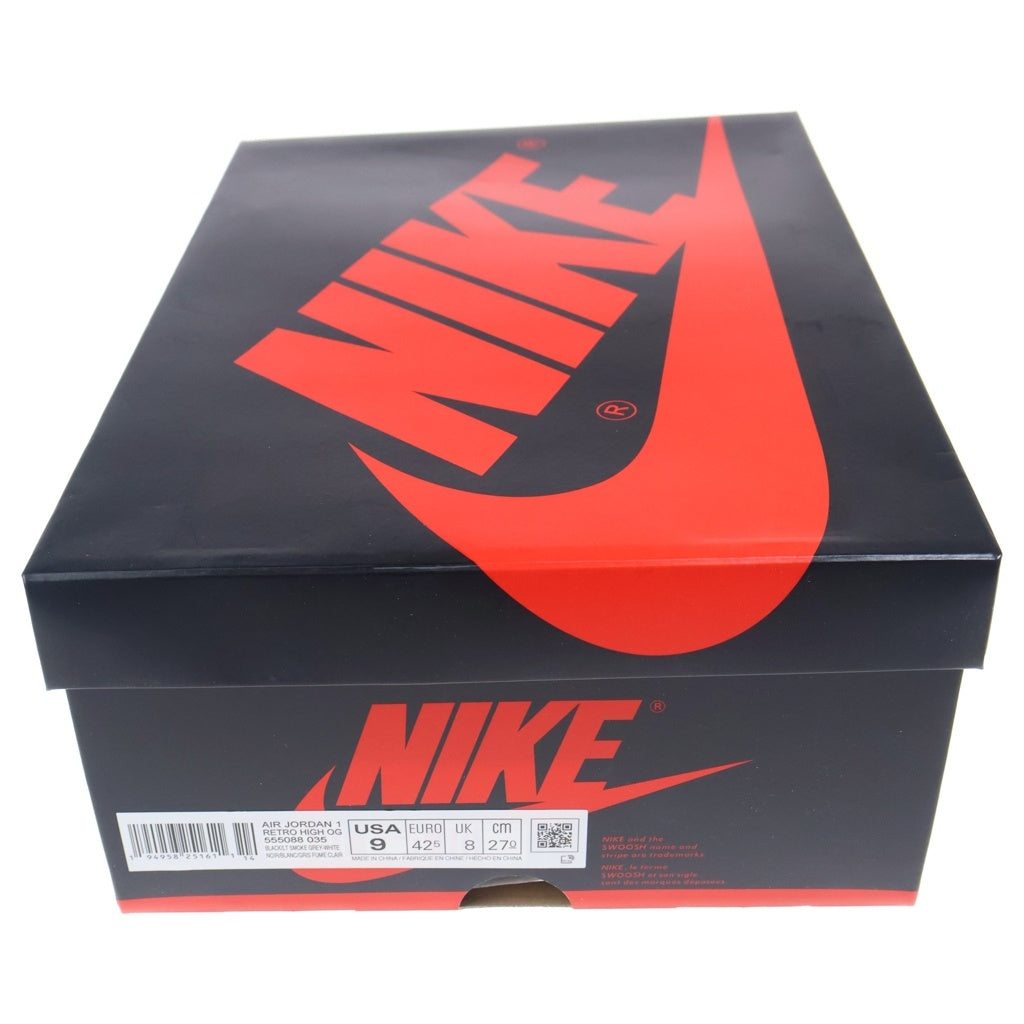 NIKE(ナイキ) AIR JORDAN 1 HIGH OG Shadow 2.0 555088-035 エアジョーダン1 ハイ シャドウ ハイカットスニーカーシューズ ブラック/グレー US9/27cm
