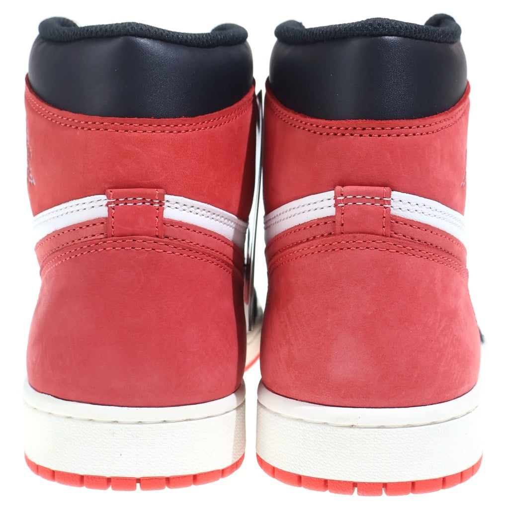 NIKE(ナイキ) AIR JORDAN 1 HIGH OG Track Red 555088-112 エアジョーダン1 ハイ トラックレッド ハイカットスニーカーシューズ ブラック/レッド US9.5/27.5cm