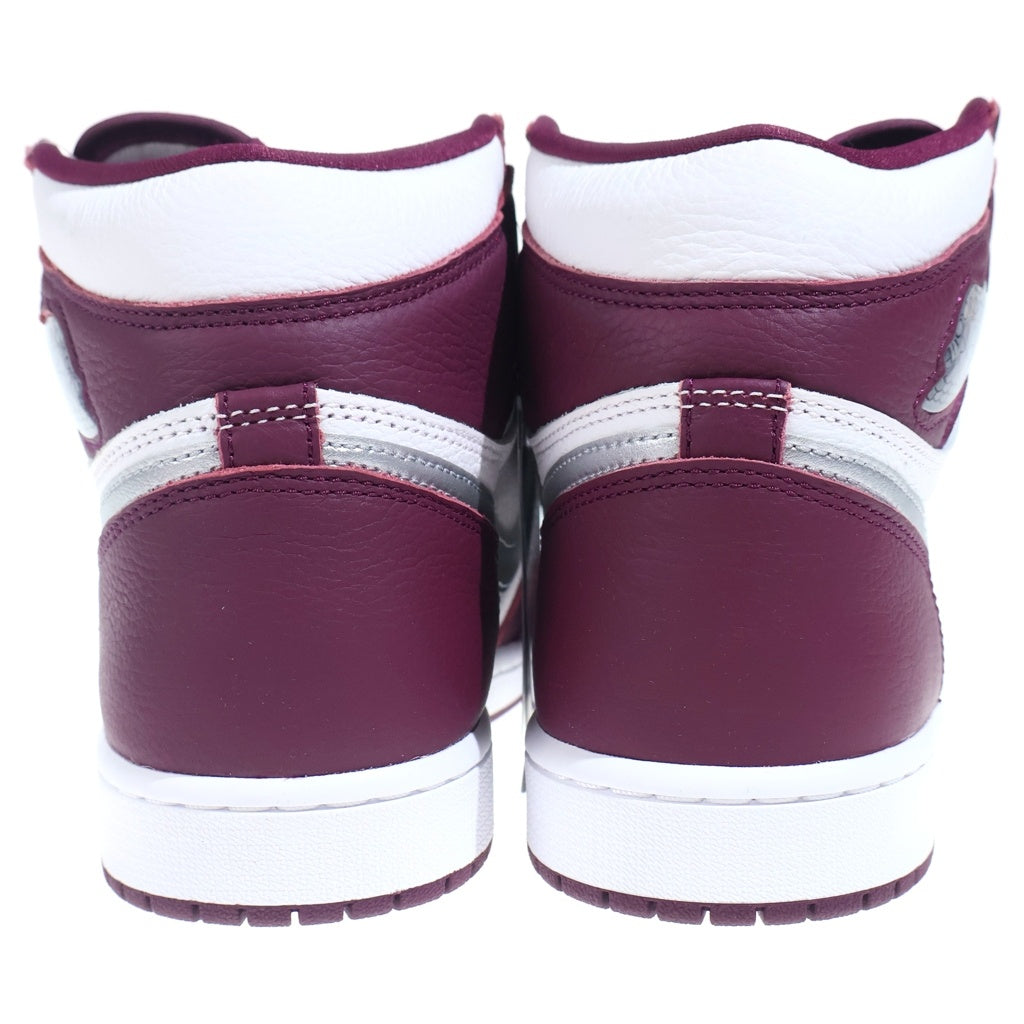 NIKE(ナイキ) AIR JORDAN 1 HIGH OG Bordeaux 555088-611 エアジョーダン1 ハイ ボルドー ハイカットスニーカーシューズ ボルドー/ホワイト US9/27cm