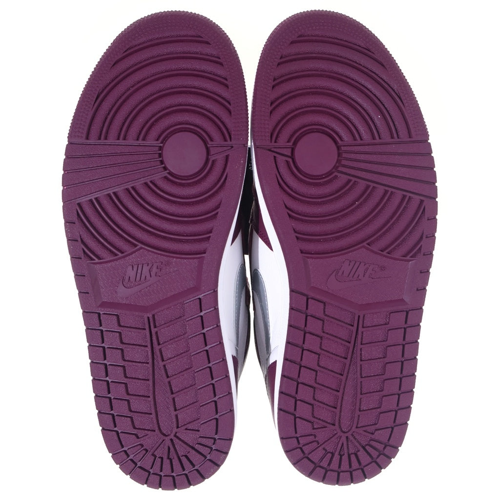 NIKE(ナイキ) AIR JORDAN 1 HIGH OG Bordeaux 555088-611 エアジョーダン1 ハイ ボルドー ハイカットスニーカーシューズ ボルドー/ホワイト US9/27cm
