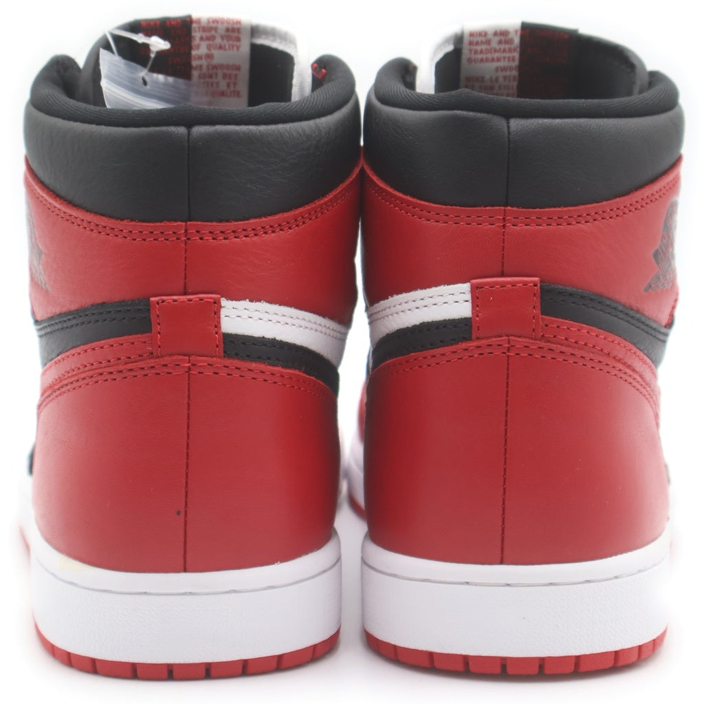 NIKE(ナイキ) AIR JORDAN 1 RETRO HIGH OG NRG HOMAGE TO HOME 861428-061 エアジョーダン1 オマージュトゥホーム ハイカットスニーカー ブラック/レッド US10.5/28.5cm