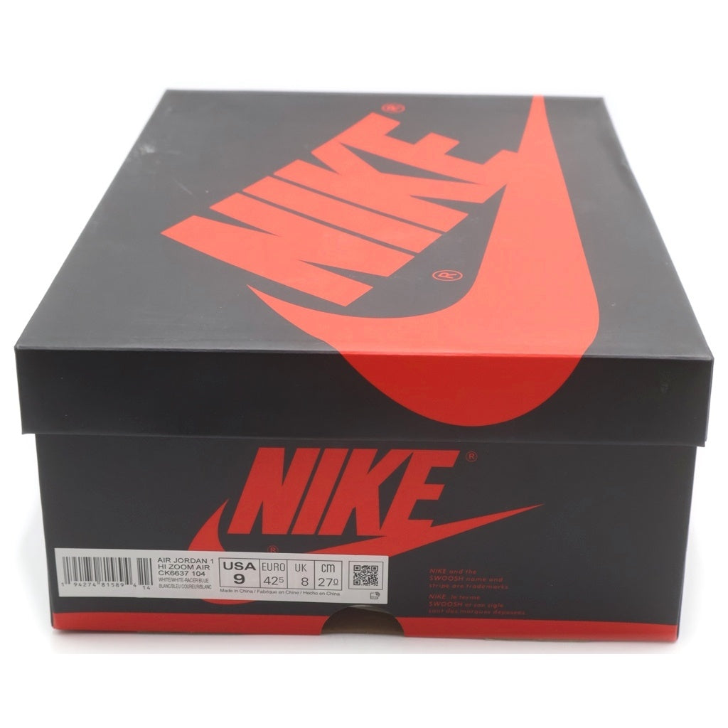 NIKE(ナイキ) AIR JORDAN 1 HIGH ZOOM RACER BLUE CK6637-104 エアジョーダン1 ズーム レーサーブルー ハイカットスニーカー US9/27cm