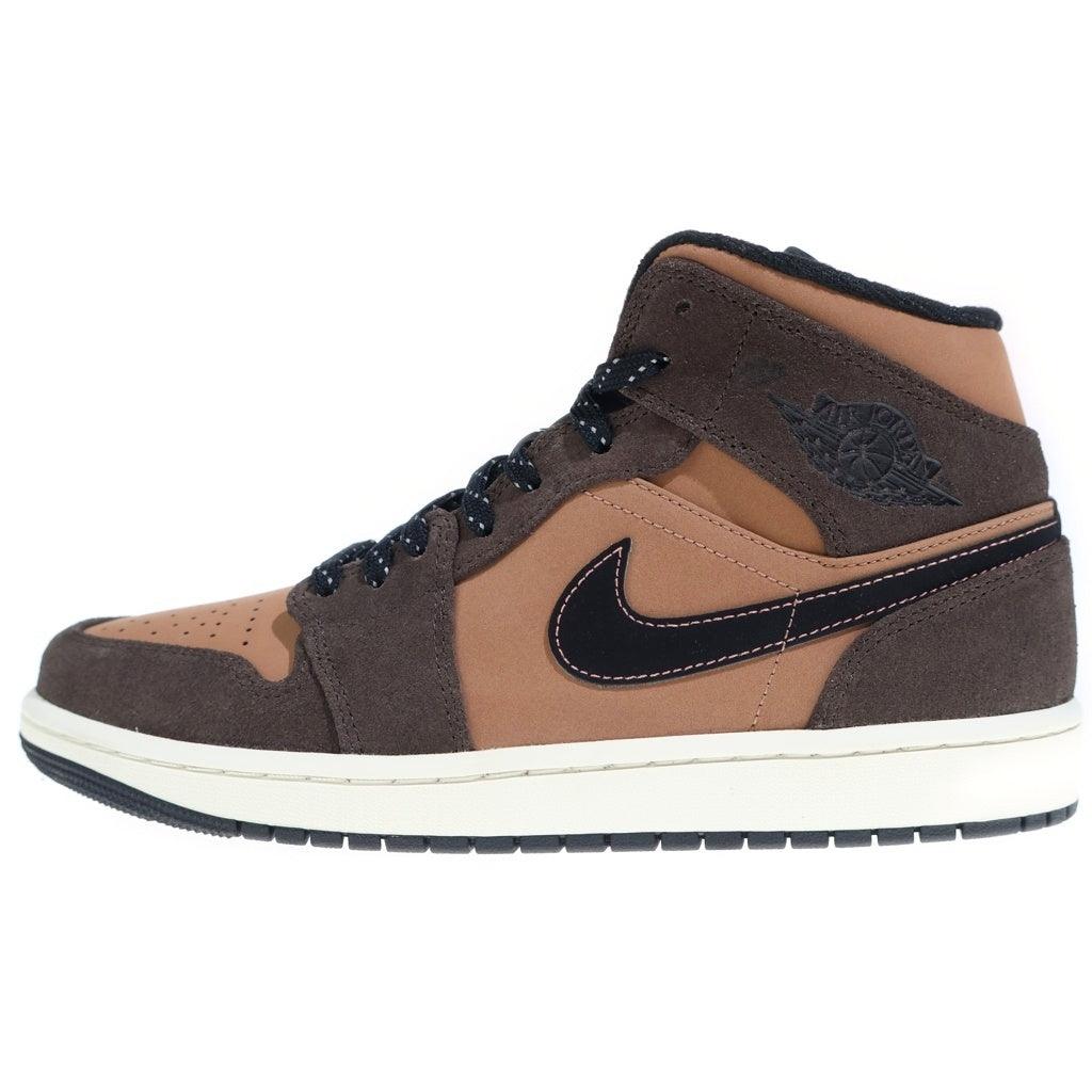NIKE(ナイキ) AIR JORDAN 1 MID Dark Chocolate DC7294-200 エアジョーダン1 ミッド ダークチョコレート ミドルカットスニーカー ブラウン US9/27cm