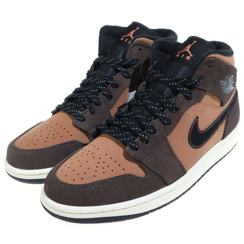 NIKE(ナイキ) AIR JORDAN 1 MID Dark Chocolate DC7294-200 エアジョーダン1 ミッド ダークチョコレート ミドルカットスニーカー ブラウン US9/27cm