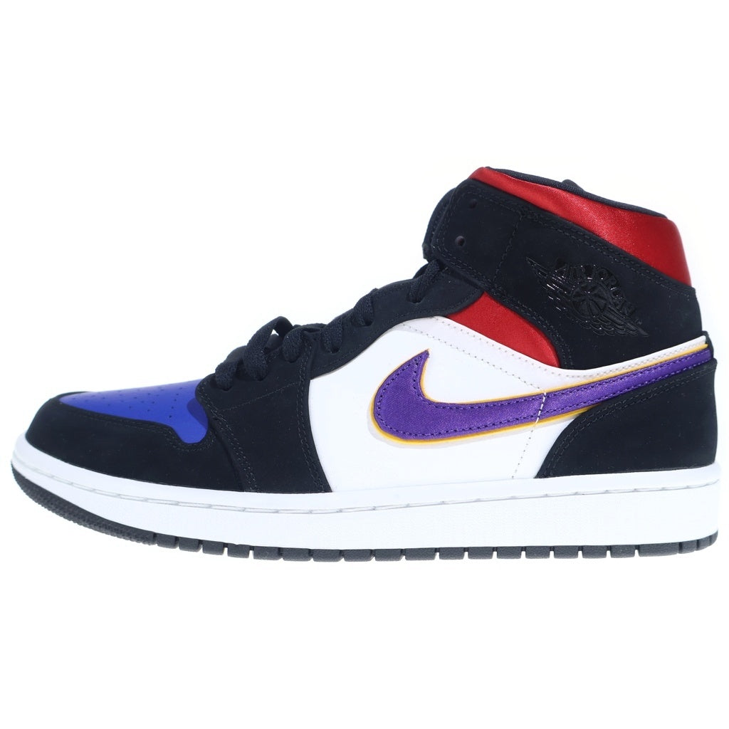 NIKE(ナイキ) AIR JORDAN 1 MID LAKERS TOP 3 852542-005 エアジョーダン1 レイカーズトップ3 ミッドカットスニーカー マルチ US9/27cm
