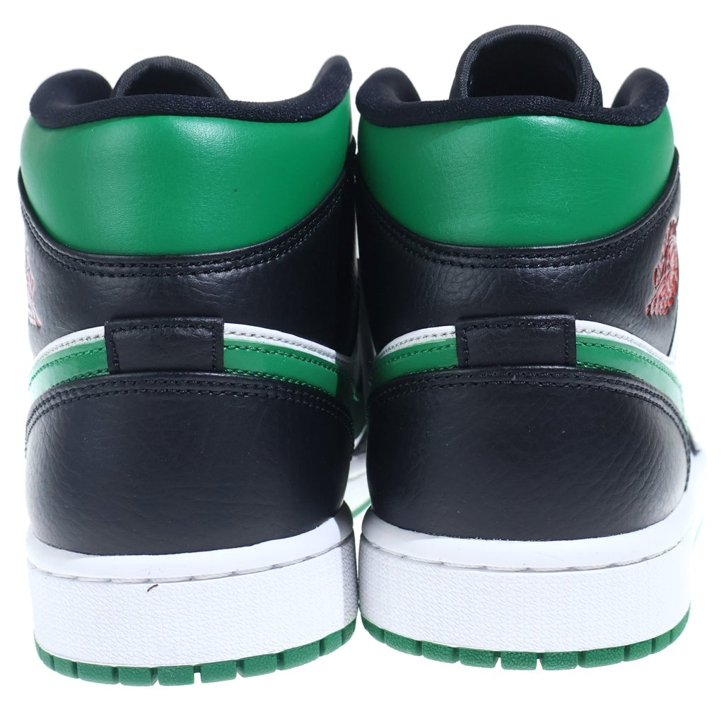 NIKE(ナイキ) AIR JORDAN 1 MID PINE GREEN 554724-067 エアジョーダン 1 ミッド パイングリーン ミッドカットスニーカー グリーン/ブラック US9/27cm