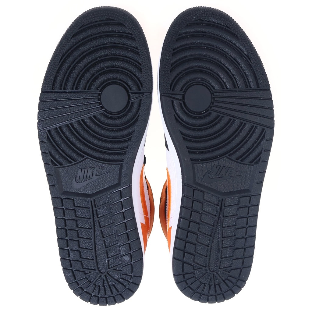 NIKE(ナイキ) AIR JORDAN 1 MID SHATTERED BACKBOARD 554724-058 エアジョーダン シャッタードバックボード ミッドカットスニーカー オレンジ/ホワイト US9/27cm