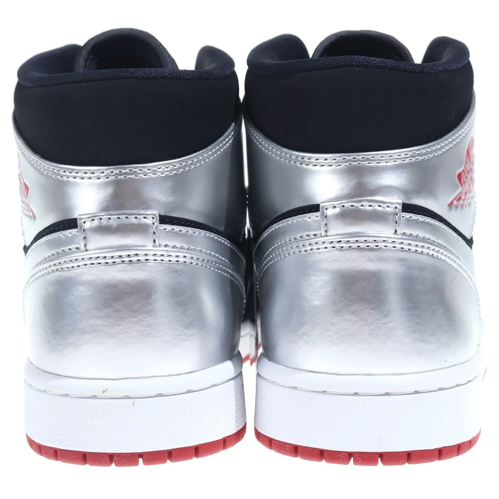 NIKE(ナイキ) AIR JORDAN 1 MID Johnny Kilroy 554724-057 エアジョーダン1 ミッド ジョニーキルロイ ミドルカットスニーカー シルバー/ブラック US9/27cm
