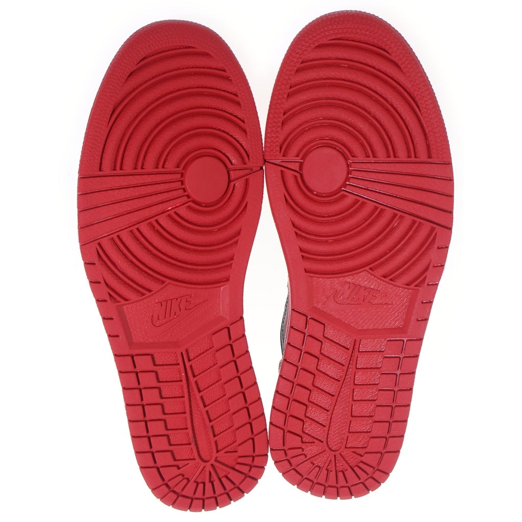 NIKE(ナイキ) AIR JORDAN 1 LOW Gym Red 553558-611 エアジョーダン1 ロー ジムレッド ローカットスニーカーシューズ レッド/ブラック US9/27cm