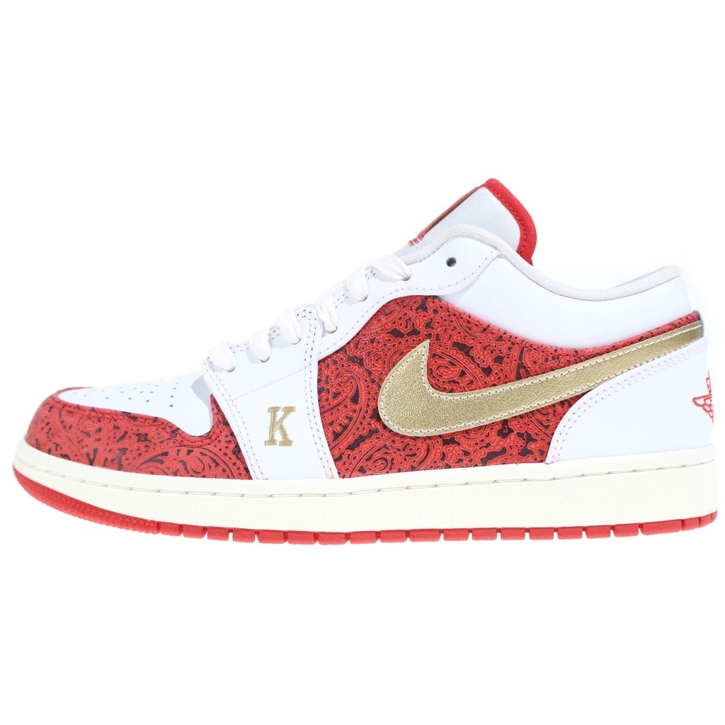 NIKE(ナイキ) AIR JORDAN 1 LOW SE SPADE 2021 DJ5185-100 エアジョーダン ロー スペード スニーカー シューズ ホワイト/レッド US9/27cm