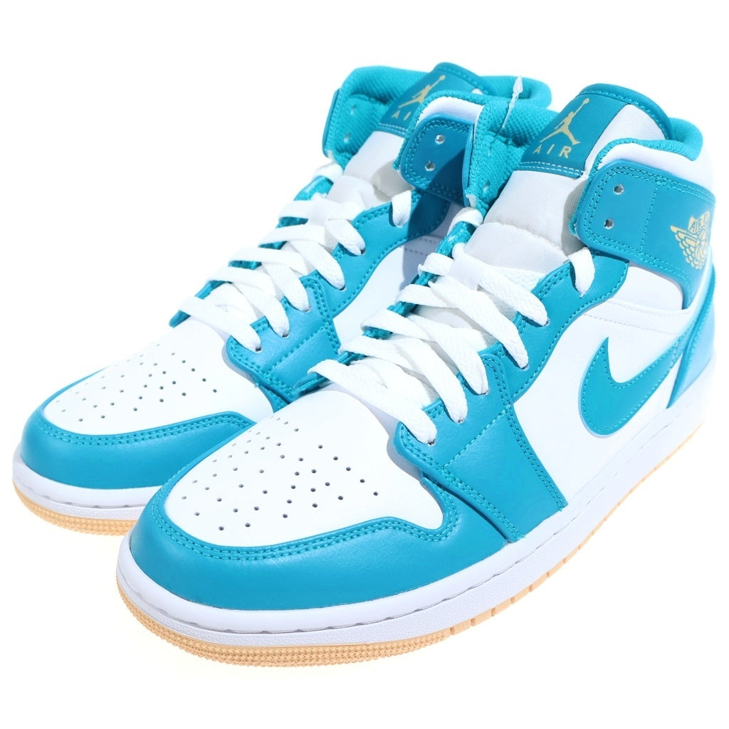 NIKE(ナイキ) AIR JORDAN 1 MID AQUATONE DQ8426-400 エアジョーダン1 ミッド アクアトーン ホワイト/ブルー US9/27cm