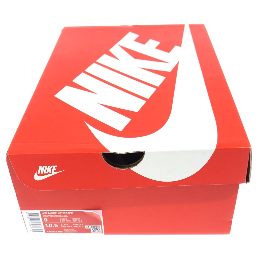 NIKE(ナイキ) AIR MORE UPTEMPO 414962-105 エアモアアップテンポ モアテン スニーカー シューズ ホワイト US9/27cm
