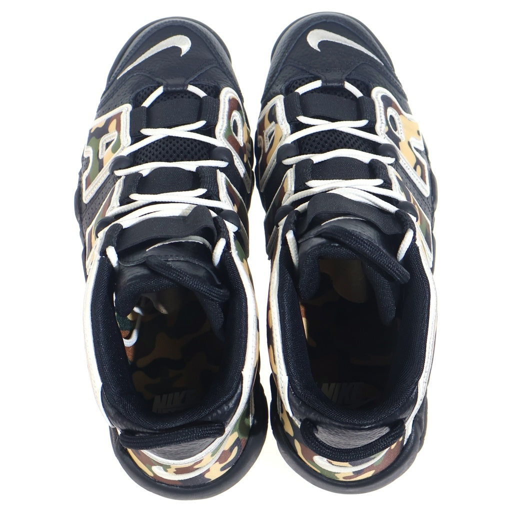NIKE(ナイキ) AIR MORE UPTEMPO BLACK CAMO CJ6122-001 エアモアアップテンポ ブラックカモ ハイカットスニーカー ブラック US9/27cm