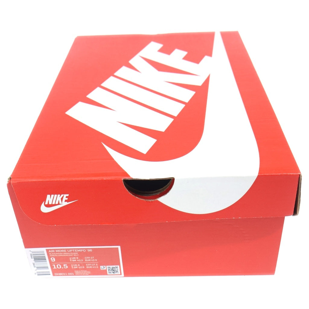 NIKE(ナイキ) AIR MORE UPTEMPO 96 ROUGH GREEN DH8011-001 エアモアアップテンポ ラフグリーン ハイカットスニーカーシューズ カーキ/ブラック US9/27cm