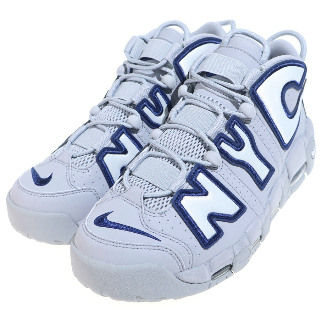 NIKE(ナイキ) AIR MORE UPTEMPO 96 NEW YORK AJ3137-001 エアモアアップテンポ ニューヨーク ハイカットスニーカー グレー US9.5/27.5cm